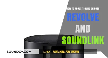 Mastering Audio: Adjusting Sound on Bose Revolve & SoundLink