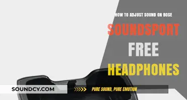 Mastering Audio: Adjusting Sound on Bose SoundSport Free Headphones