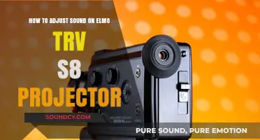 Mastering Audio Settings: Adjusting Sound on Your Elmo TRV S8 Projector