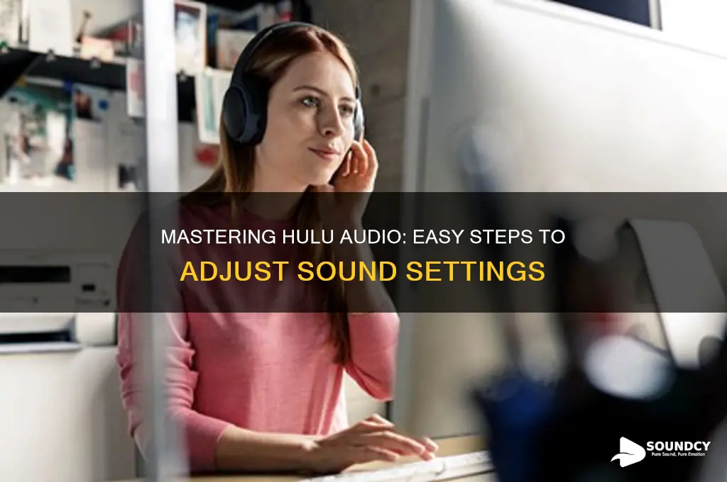 how to adjust sound on hulu