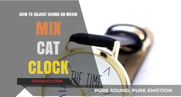 Adjusting Sound on Your Meow Mix Cat Clock: A Simple Guide