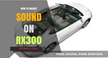 Mastering Audio Settings: Adjusting Sound on Your Lexus RX300 Effortlessly