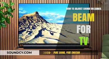 Optimize Your TV Audio: Adjusting Sound on Sonos Beam Easily