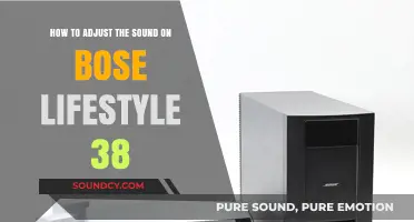 Mastering Audio Balance: Adjusting Sound on Your Bose Lifestyle 38 System