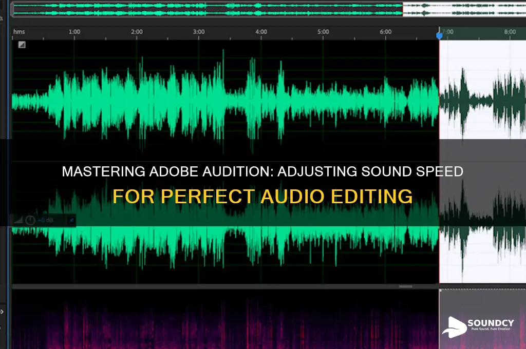 how to adjust the sound speed on adobe audition