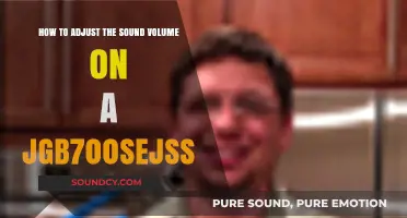 Mastering Volume Control: Adjusting Sound on Your JGB700SEJSS Oven