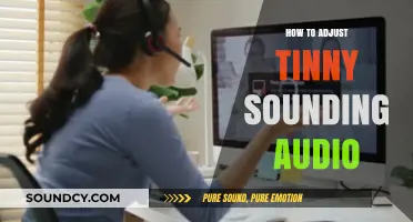 Fix Tinny Audio: Enhance Clarity and Depth in Your Recordings