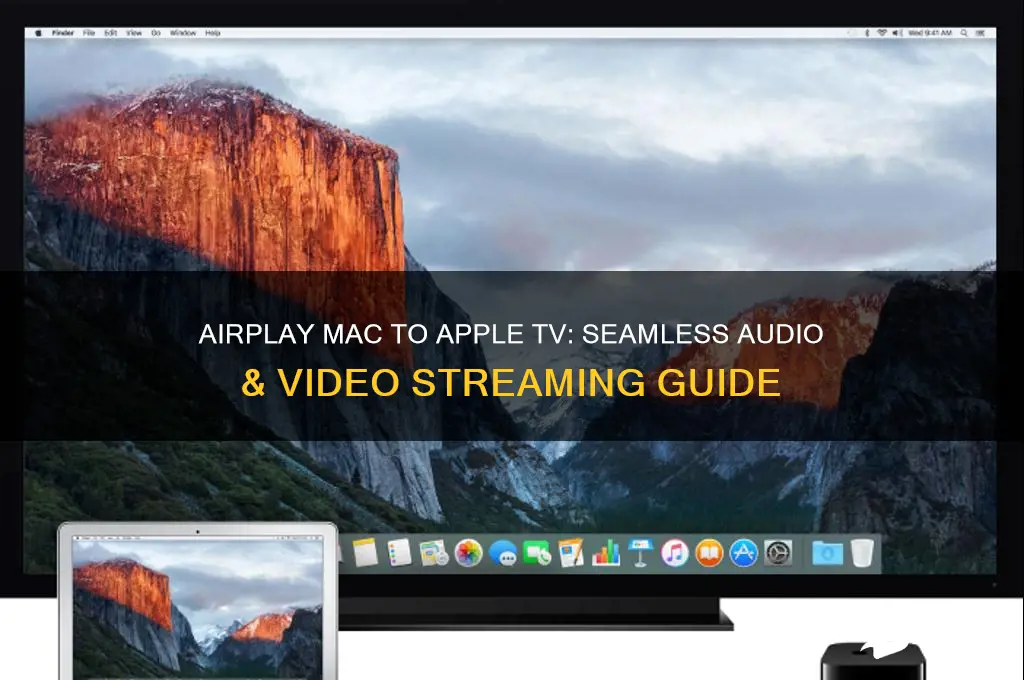 how to airplay mac to apple tv with sound