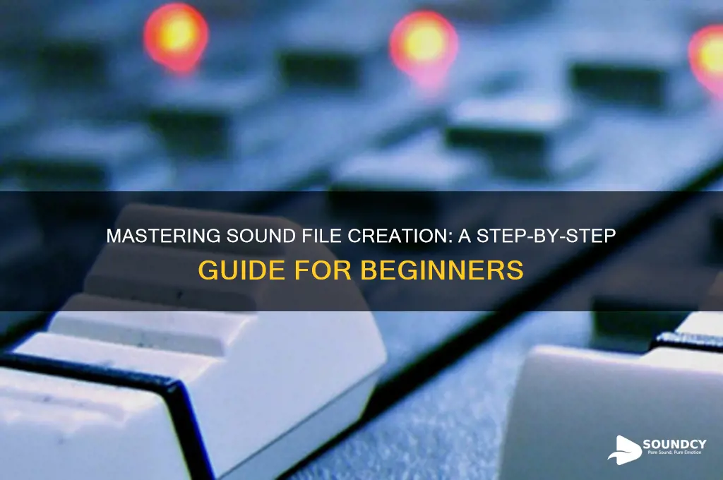 how to ake a sound file