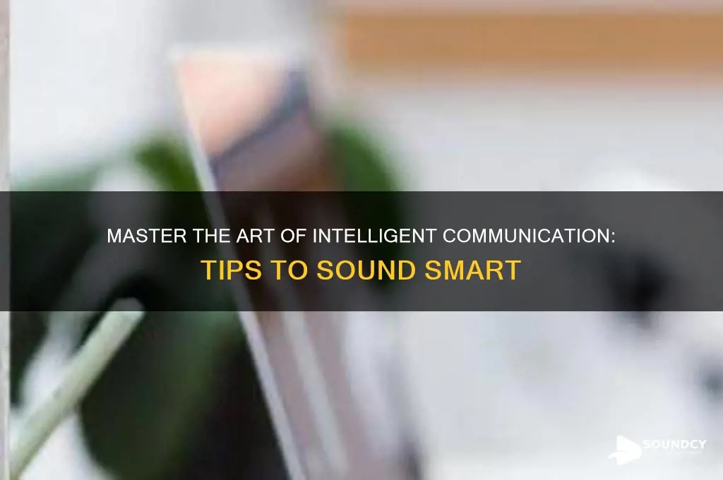 how to always sound smart