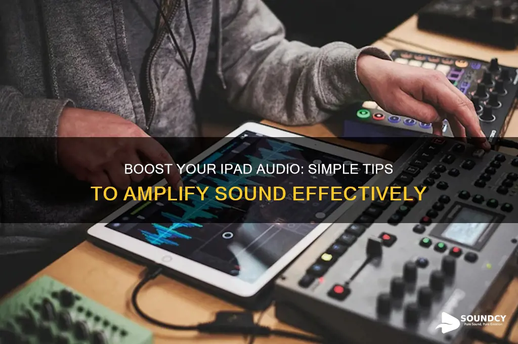 how to amplify ipad sound