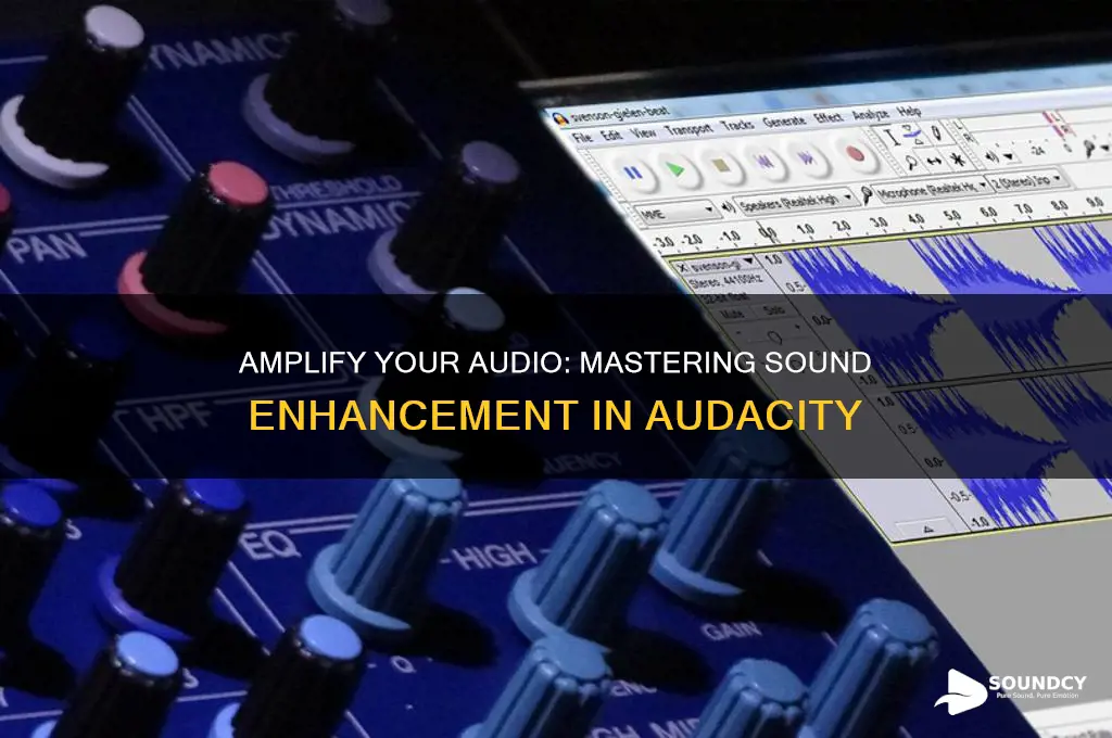 how to amplify sound in audacity