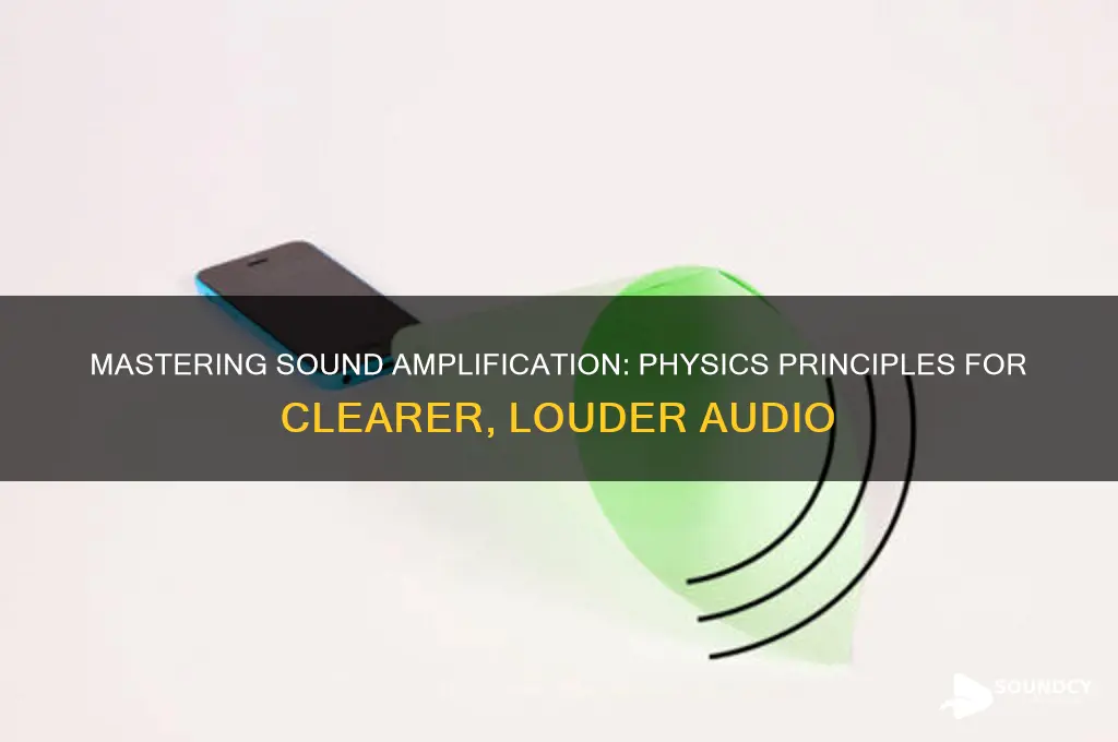 how to amplify sound physics