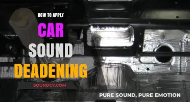 Effective Car Sound Deadening Application: Step-by-Step Guide for a Quieter Ride