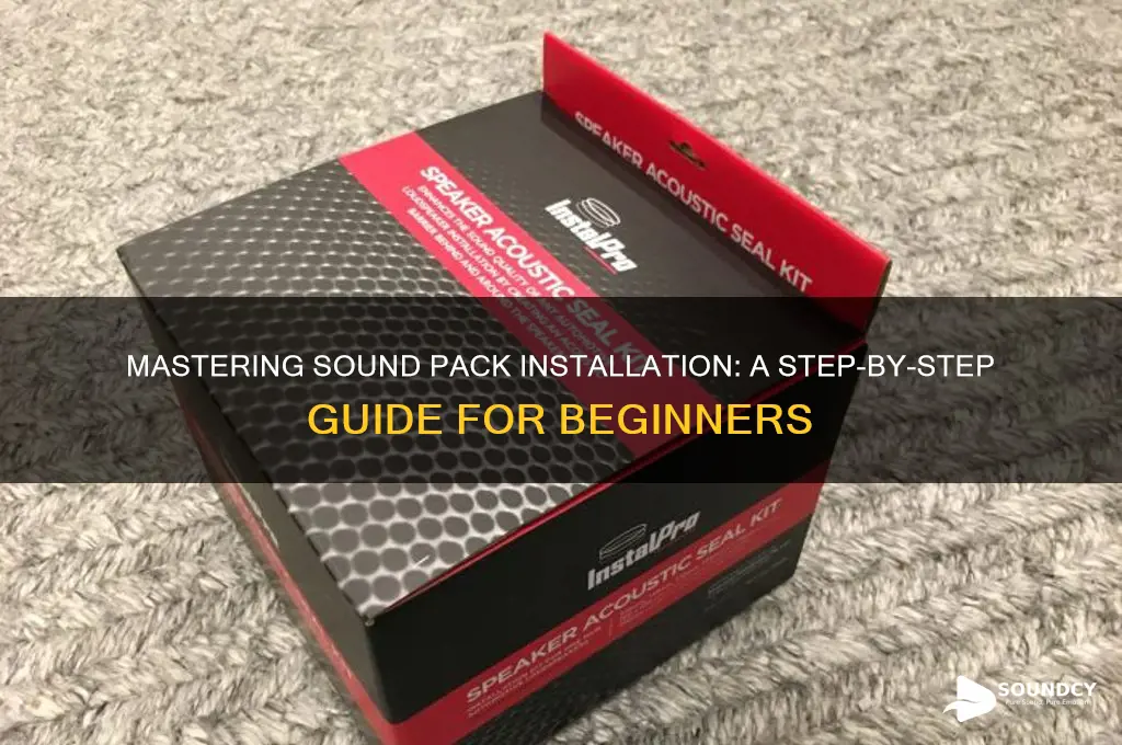 how to apply sound pack files
