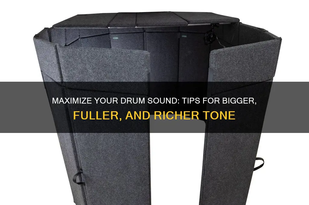 how to arrange drums sound bigger