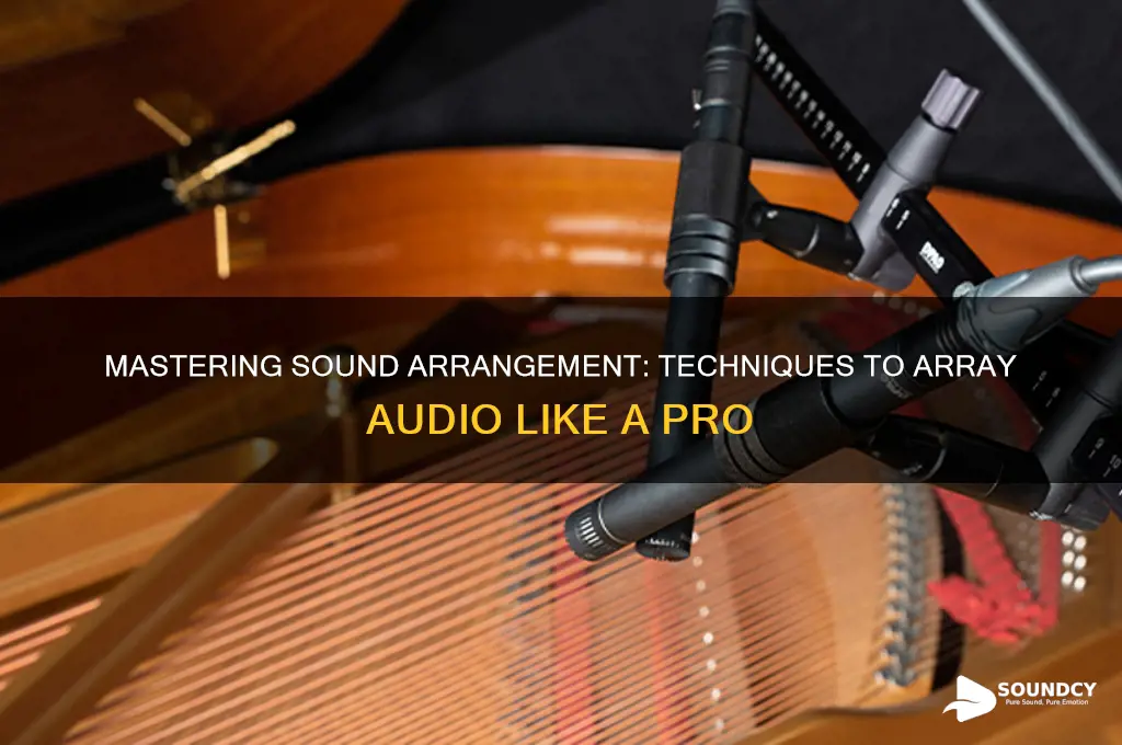 how to array a sound