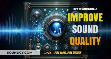 Enhance Your Audio: Artificial Techniques to Improve Sound Quality