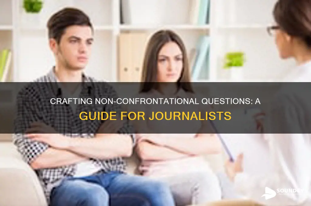 how to ask a question without sounding confrontational journalism
