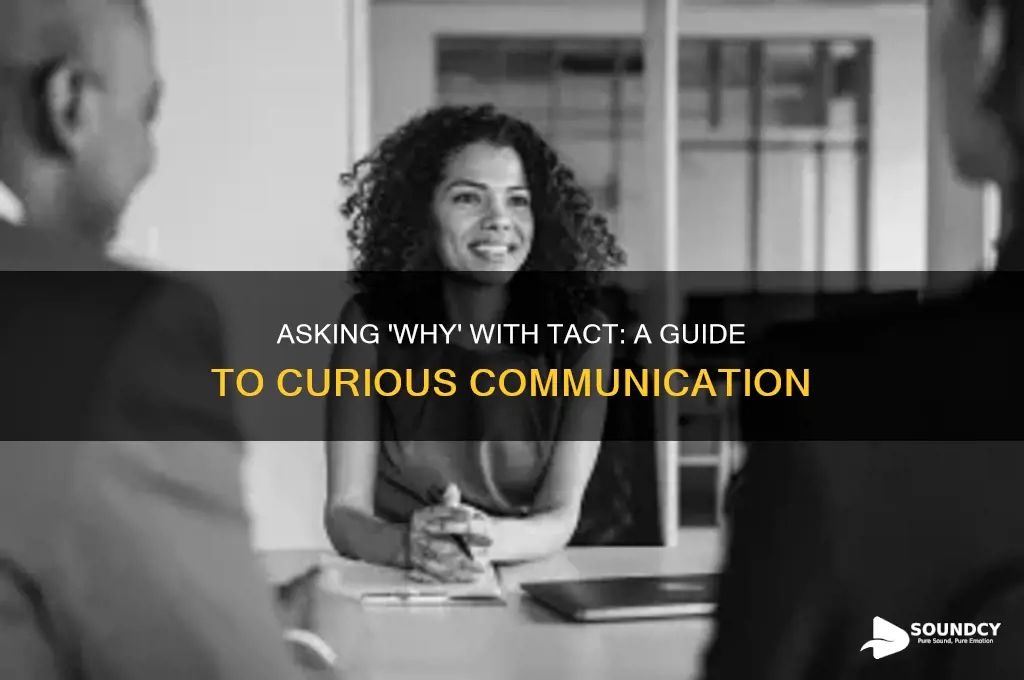 how to ask why without sounding like a jerk