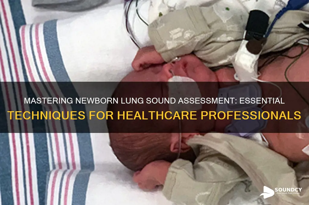 how to assess newborn lung sounds