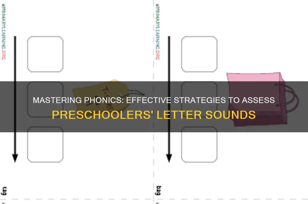 how to assess preschoolers letter sounds