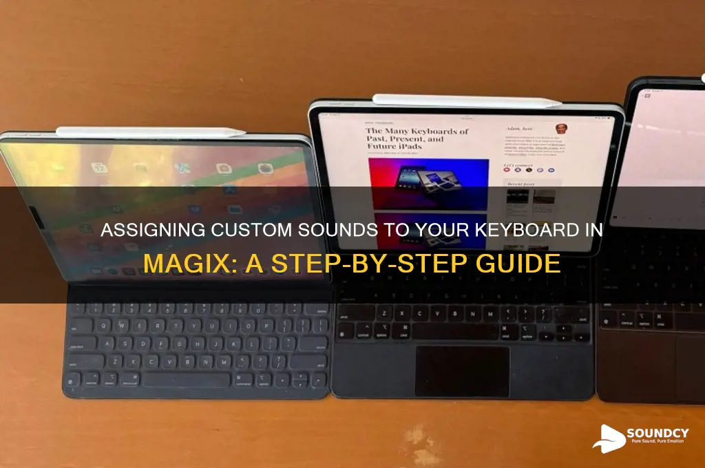 how to assign a sound to my keyboard magix