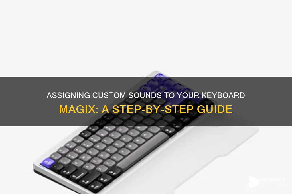 how to assign a sound to my koeyboard magix