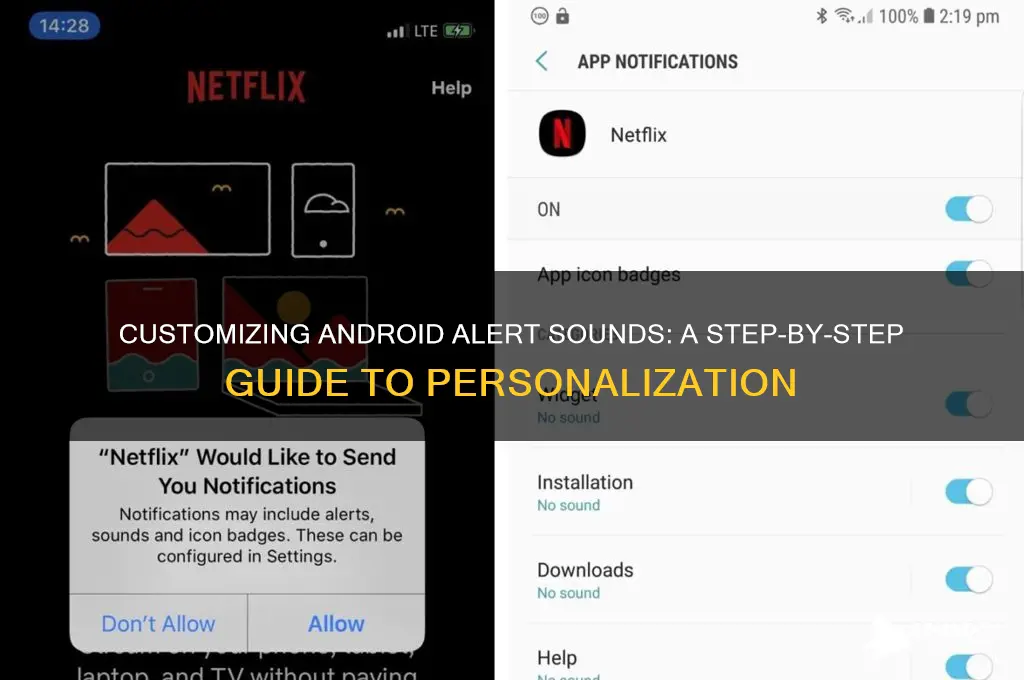 how to assign alert sounds android