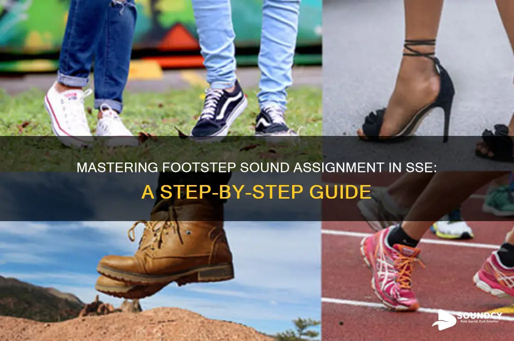 how to assign footstep sounds sse