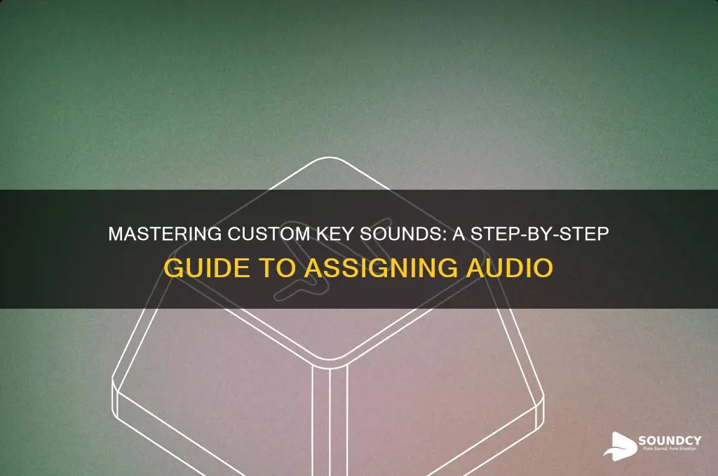 how to assign sound to key