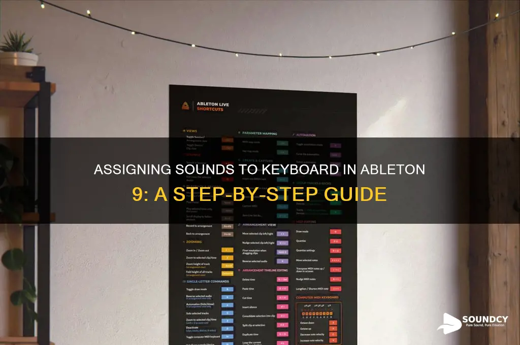 how to assign sounds to computer keyboard ableton 9