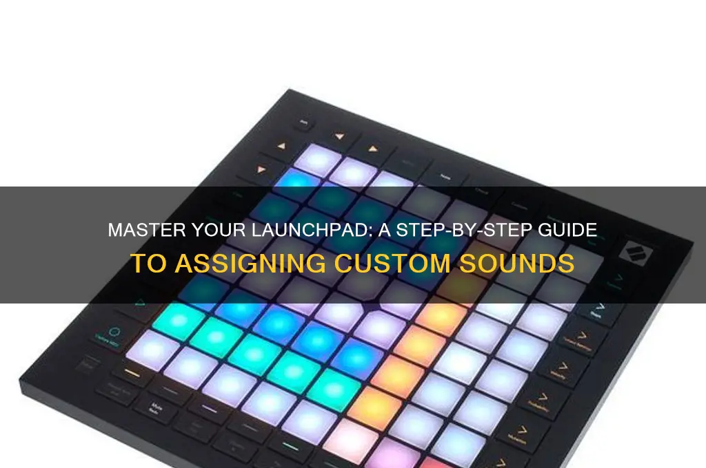 how to assign sounds to launchpad