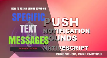 Customize Your Notifications: Assign Unique Sounds to Specific Text Messages