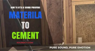 Effective Soundproofing: Attaching Materials to Cement Surfaces Step-by-Step