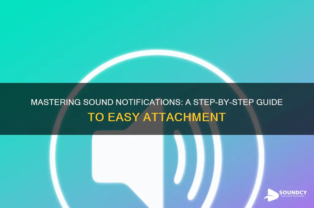 how to attach sound notifications