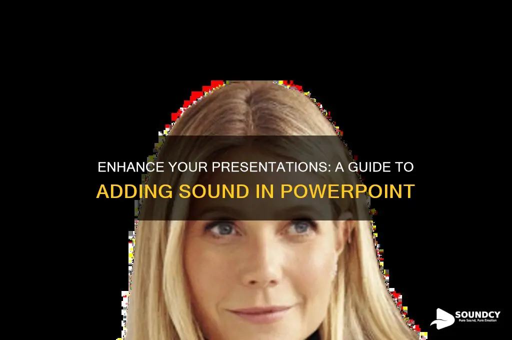 how to attach sound to powerpoint