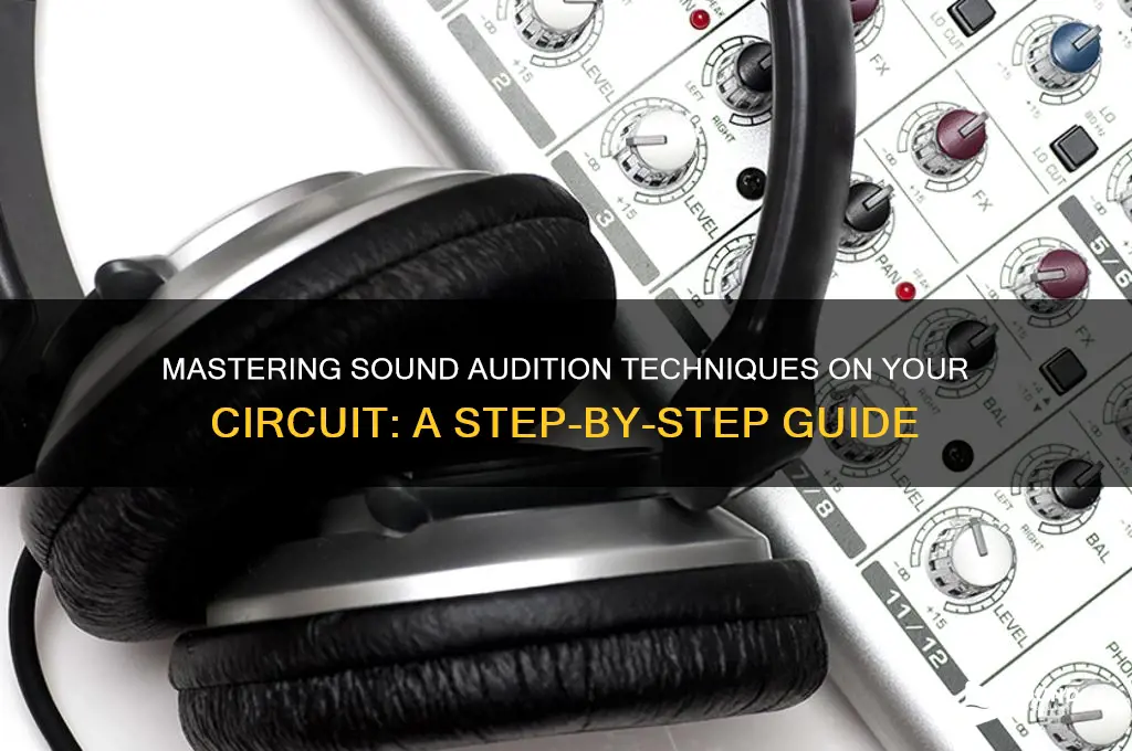 how to audition sounds on circuit