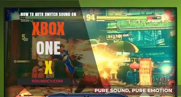 Auto Switch Sound on Xbox One X: A Step-by-Step Guide