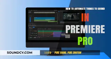 Automate Sound Effects in Premiere Pro: A Step-by-Step Guide