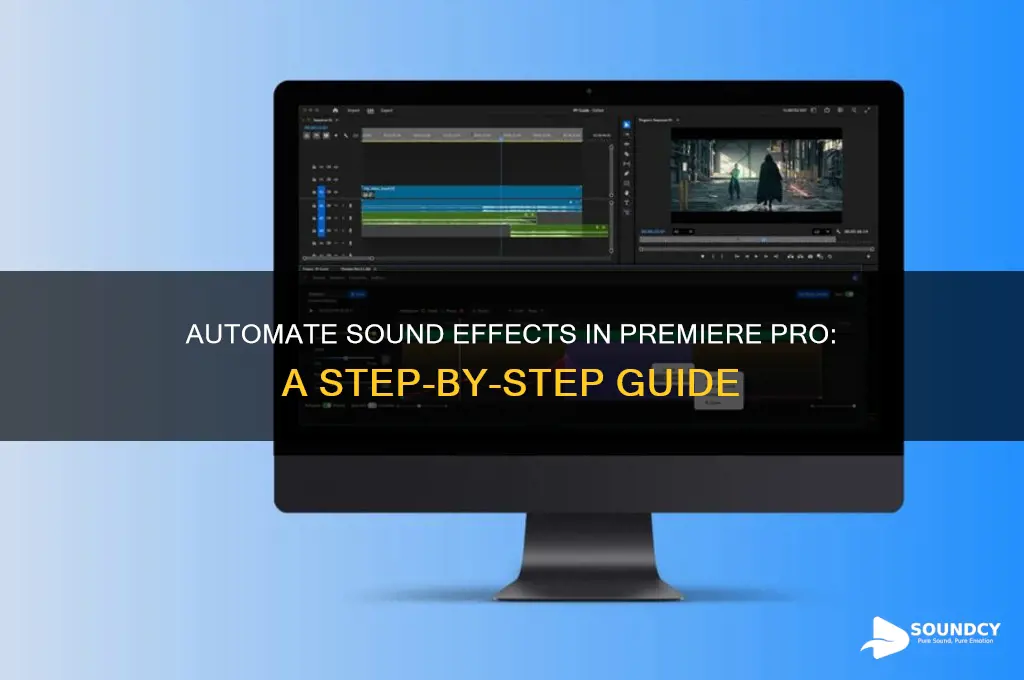 how to automate things to sound in premiere pro