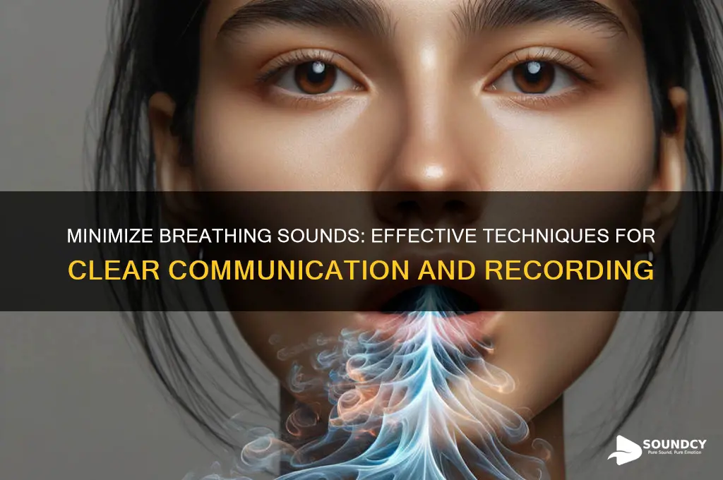 how to avoid breathing sounds