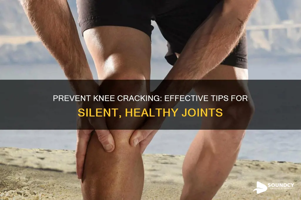 how to avoid knee cracking sound