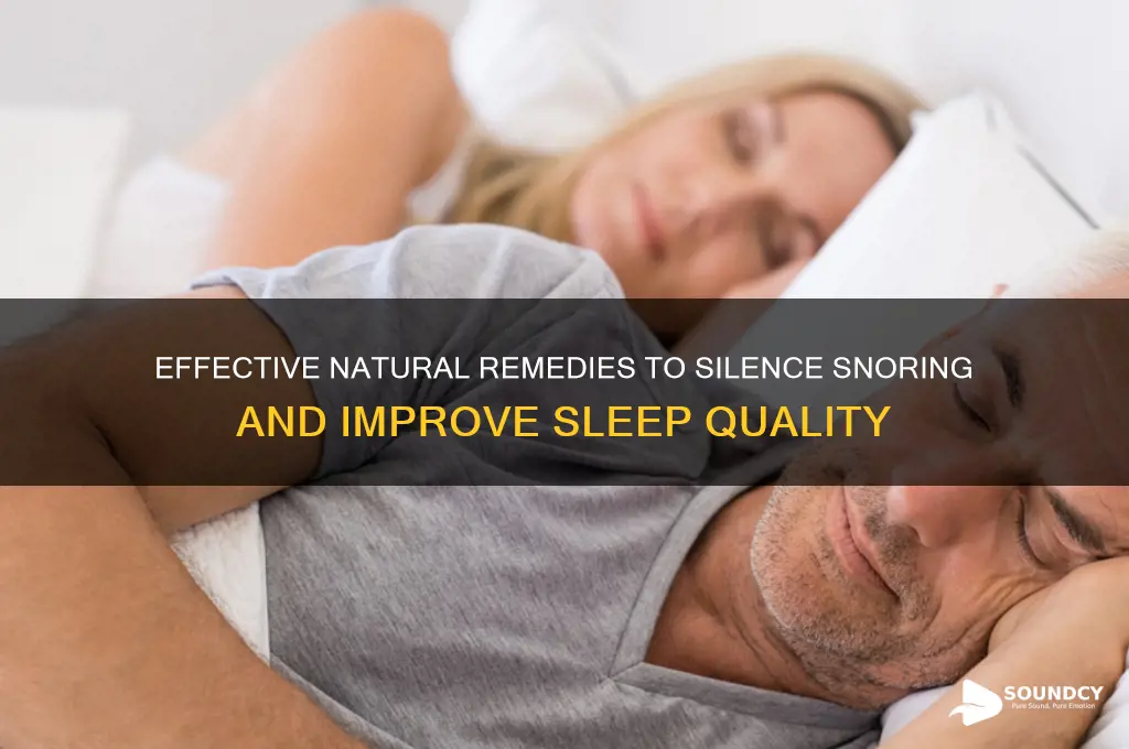 how to avoid snoring sound naturally