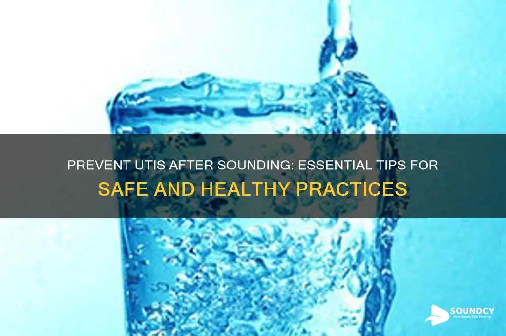 how to avoid uti after sounding