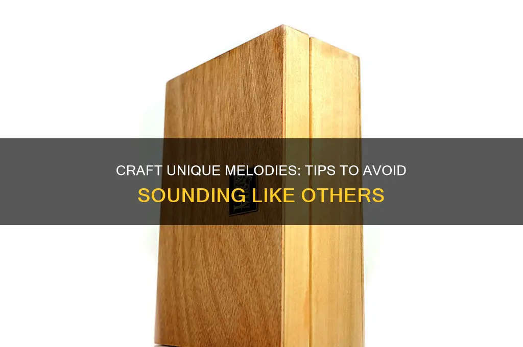 how to avoid your melody sounding like someone elses