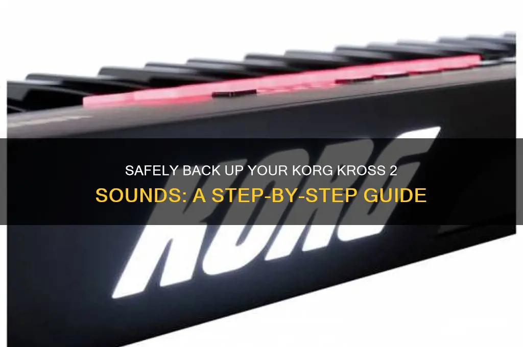 how to back up sounds on korg kross 2