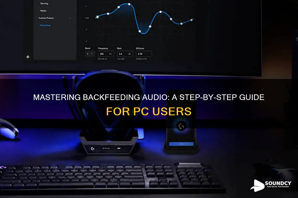 how to backfeed sound on pc