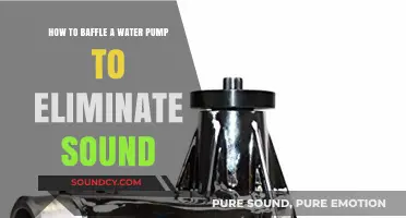 Quiet Your Water Pump: Baffling Techniques to Eliminate Noise
