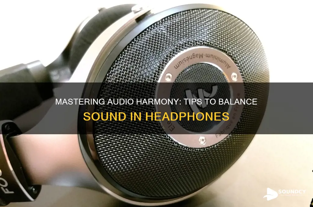how to balance sound in headphones